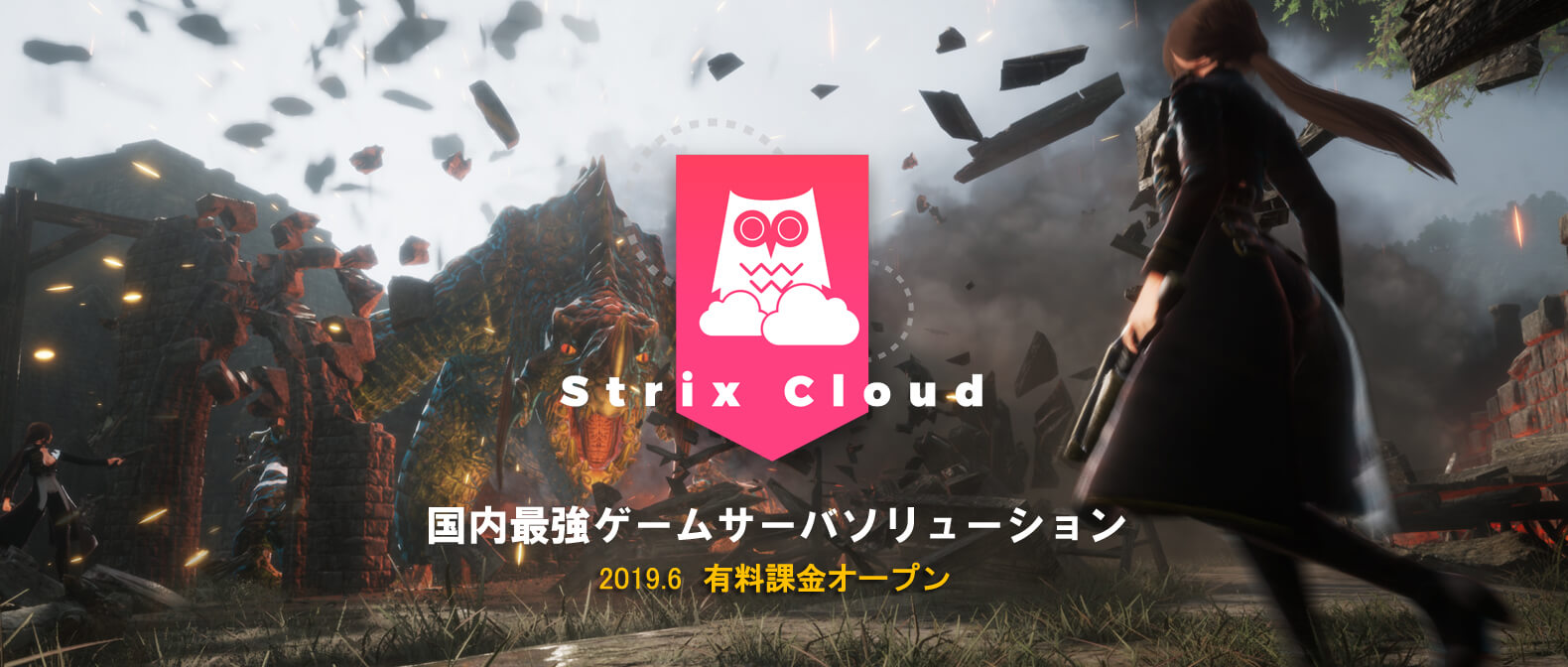 Strix Cloud 国内最強ゲームサーバーソリューション 2019.06有料課金オープン